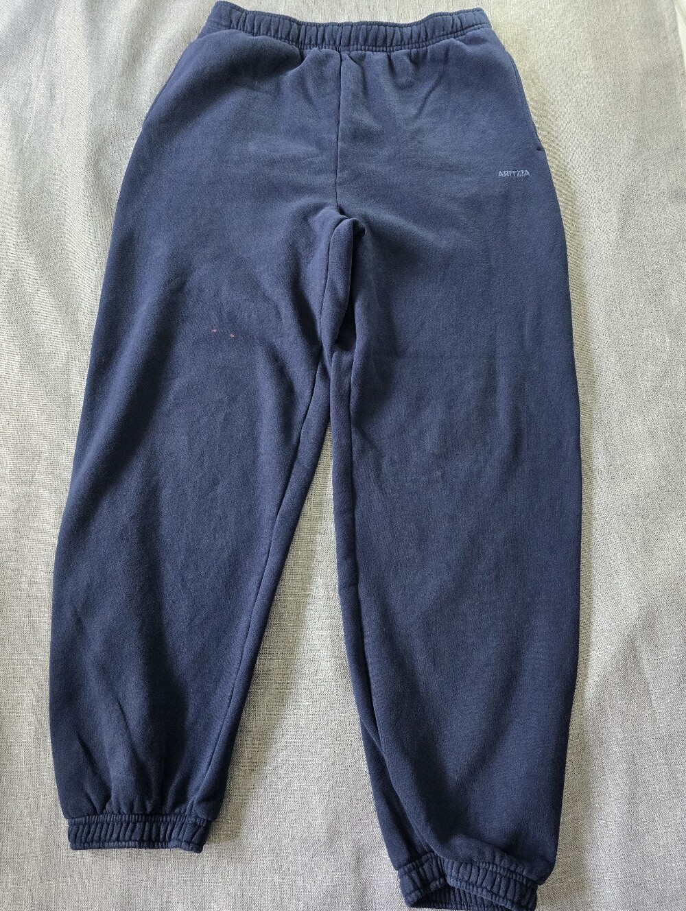 Aritzia Navy Jogger Sweatpants Size Medium